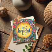 Hoffentlich florale Ermutigung Hübsche Inspiritivi