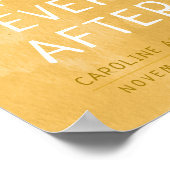 Hoffentlich immer nach Co-Ed Hochzeit Brautparty Poster (Ecke)