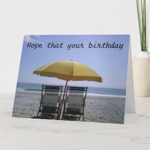 HOFFENTLICH IST DEIN GEBURTSTAG SO GLÜCKLICH WIE E KARTE