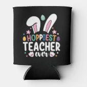 Hoffentlich Lehrer je Schule Ostern Bunny Egg Dosenkühler (Vorderseite)