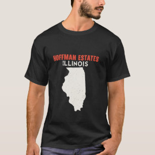 Hoffman Anwesen Illinois USA Staat Amerika Reisen T-Shirt