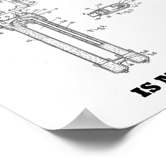 Hoffman Differenzial ist mein Mantra-US-Patentdesi Poster (Ecke)