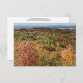 Hoffman Hills Staat Erholungsgebiet Mitteilungskarte (Vorne/Hinten)