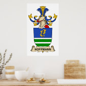 Hoffmann Familienwappen Poster (Küche)