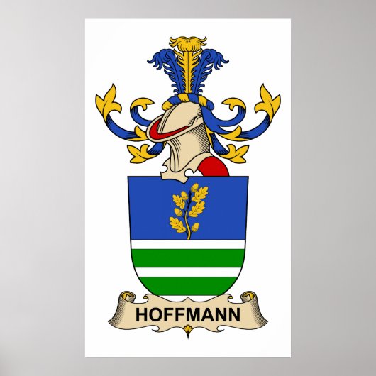 Hoffmann Familienwappen Poster (Vorne)