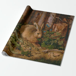 Hoffmann Hare Forest Nature Malerei Geschenkpapier