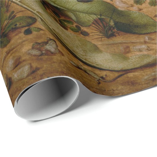 Hoffmann Hare Forest Nature Malerei Geschenkpapier (Rolleneckpunkt)