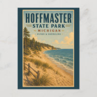Hoffmaster State Park Michigan Illustration Reise