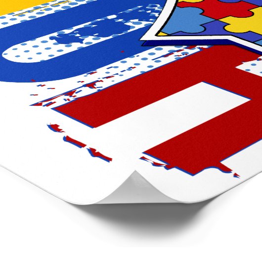 Hoffnung 2 Autismus Poster (Ecke)