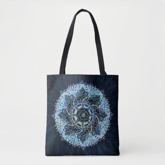 Hoffnung 2 Gefärbte Krawatte Mandala Tasche (Vorderseite)