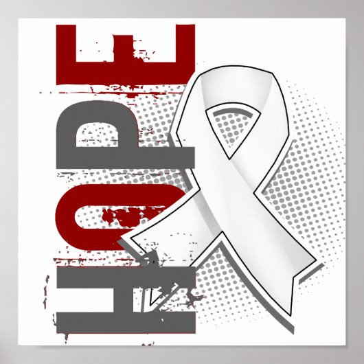 Hoffnung 2 Lungenkrebs Poster (Vorne)