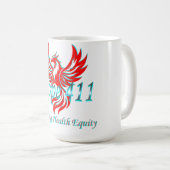 Hoffnung 411 Pheonix auf dem Weg zur gesundheitlic Kaffeetasse (VorderseiteRechts)