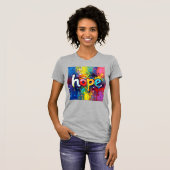 Hoffnung Abstrakt Graffiti-Stil 104 T-Shirt (Vorne ganz)