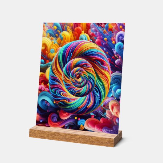 HOFFNUNG ACRYLSCHILD (Winkel)
