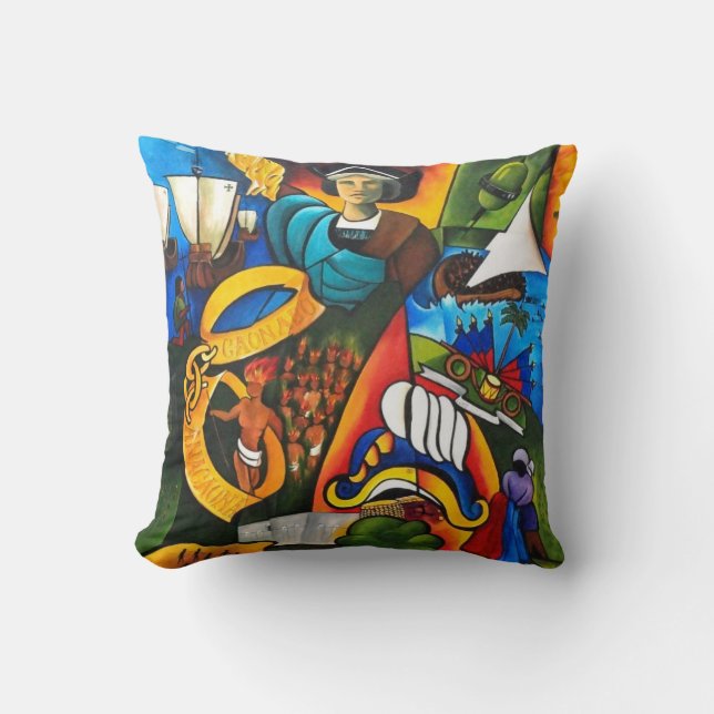 Hoffnung an Sonnenaufgang 2007 Kissen (Vorderseite)