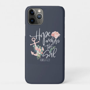 Hoffnung Anker Das Soul floral Christlich Case-Mate iPhone Hülle