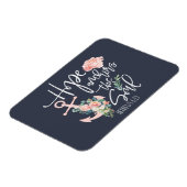 Hoffnung Anker das Soul floral Religious Magnet (Linke Seite)