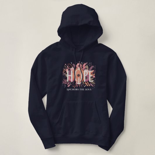 Hoffnung Anker das Soul Hoodie (Design vorne)
