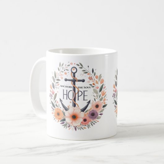 Hoffnung Anker das Soul Kaffeetasse (Vorderseite Links)