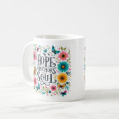 Hoffnung Anker das Soul Kaffeetasse (Vorderseite Links)