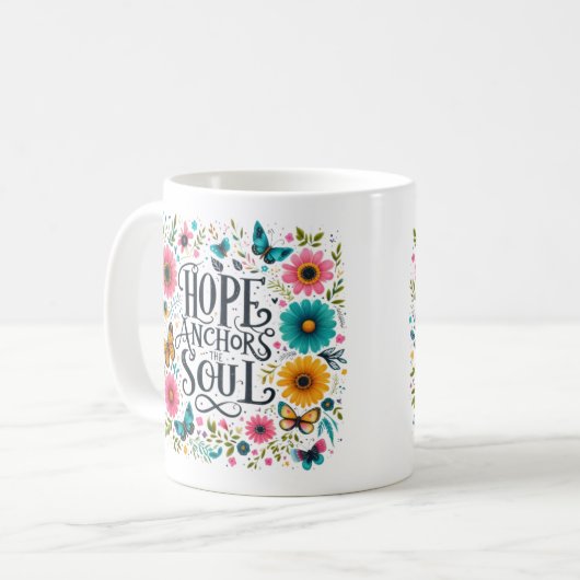 Hoffnung Anker das Soul Kaffeetasse (Vorderseite Links)