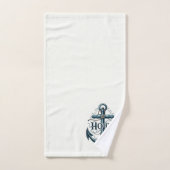 Hoffnung Anker das Soul Nautical Badhandtuch Set (Handtuch)