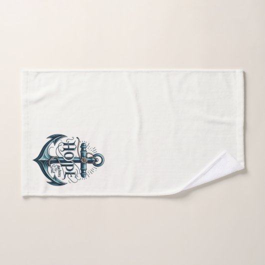 Hoffnung Anker das Soul Nautical Badhandtuch Set (Handtuch)