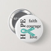 Hoffnung (Aquamarin Button (Vorne & Hinten)