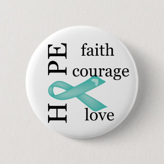 Hoffnung (Aquamarin Button