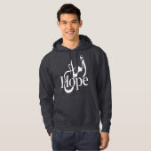 (Hoffnung) Arabisch & Englisch Hoodie (Vorne ganz)
