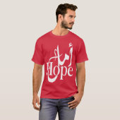(Hoffnung) Arabisch & Englisch T-Shirt (Vorne ganz)