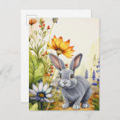 HOFFNUNG AUF DER BUNNY-STRASSE ANKÜNDIGUNGSPOSTKARTE (Vorne/Hinten)