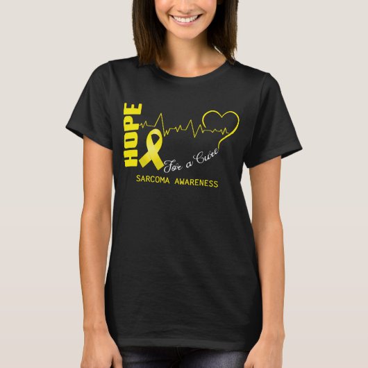 Hoffnung auf ein Heilmittel für Sarcoma T-Shirt (Vorderseite)