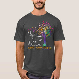 Hoffnung auf eine Heilung ADHS Bewusstsein Tree Ba T-Shirt