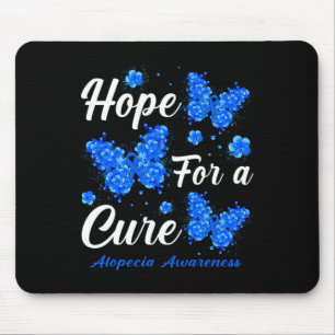 Hoffnung auf eine Heilung Alopezie Bewusstsein Sch Mousepad