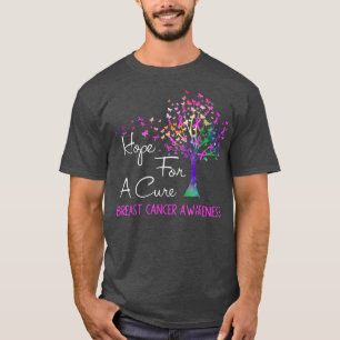 Hoffnung auf eine Heilung Brustkrebs Aufklärungsba T-Shirt