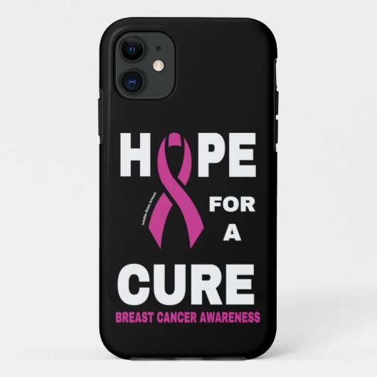 Hoffnung auf eine Heilung... Brustkrebs Case-Mate iPhone Hülle (Rückseite)