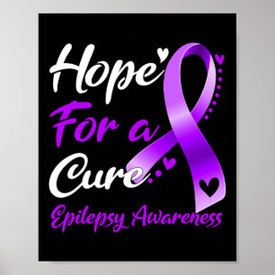 Hoffnung auf eine Heilung Epilepsie Aufklärung Ban Poster