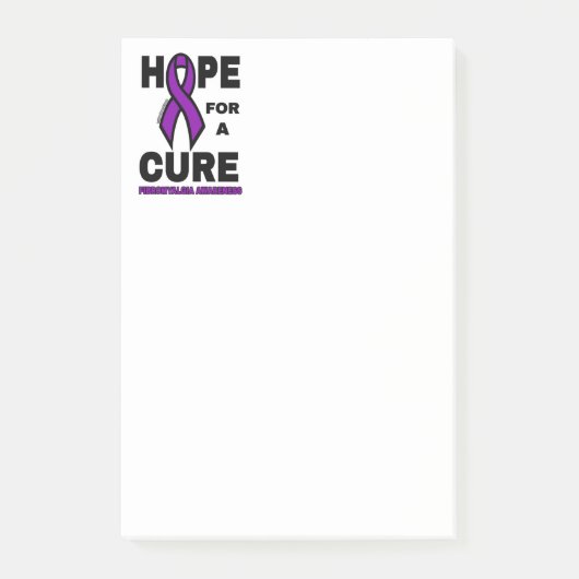 Hoffnung auf eine Heilung... Fibro Post-it Klebezettel (Vorderseite)
