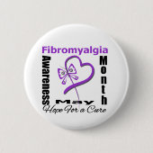 Hoffnung auf eine Heilung - Fibromyalgie Aufklärun Button (Vorderseite)