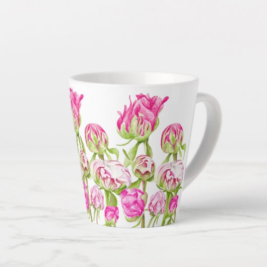 Hoffnung auf eine kleine Latte-Tasse Milchtasse (Rechte Ecke)