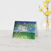 Hoffnung auf einen Traum Karte (Gelbe Blume)