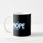 Hoffnung auf Heilung Diabetes Kaffeetasse (Links)