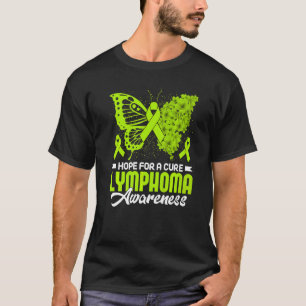 Hoffnung auf Heilung Schmetterlingslymphom-Bewusst T-Shirt