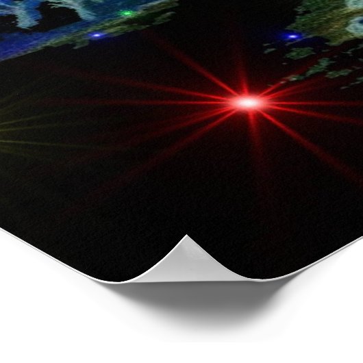 Hoffnung auf helfende Hand Poster (Ecke)