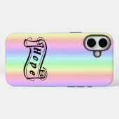 Hoffnung auf Regenbogen Case-Mate iPhone Hülle (Rückseite (Horizontal))