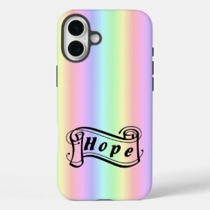 Hoffnung auf Regenbogen iPhone 16 Plus Hülle