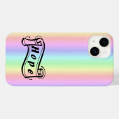 Hoffnung auf Regenbogen Case-Mate iPhone Hülle (Rückseite (Horizontal))