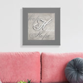 Hoffnung auf Wandgestaltung aus Leinwand (Insitu (Wohnzimmer))