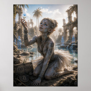 Hoffnung / Ballerina / Wüstenoase Poster